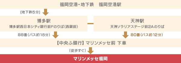 地下鉄・バスをご利用の場合