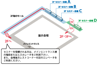 会場図