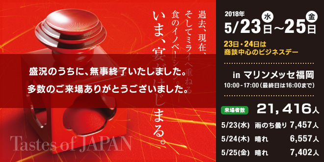 過去、現在、そしてミライへ重ねる食のイノベーション。いま、宴がはじまる。