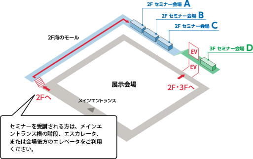 展示会場案内図